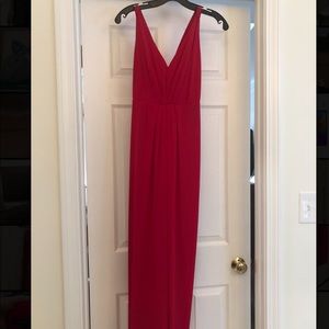 BCBG red formal maxi dress size S